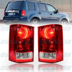 Halogen Tail Light For Honda Pilot 2009 2010 2011 2012 2013 2014 2015 1 Pair Rear Lamp Brake Light Car accessories