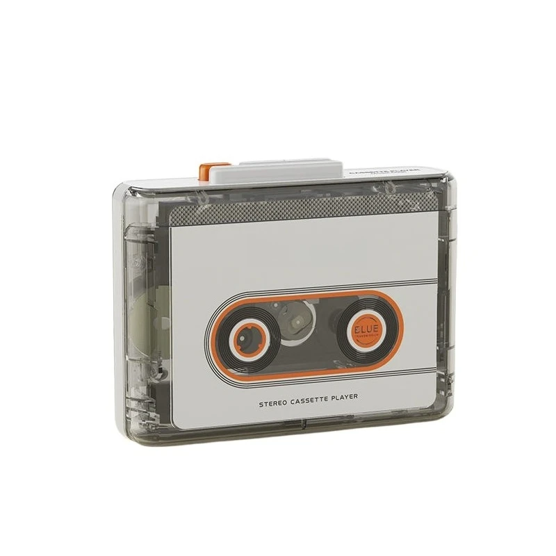 For New Stereo Tape Player Walkman Cassette Single Play Old Retro Bluetooth Rechargeable