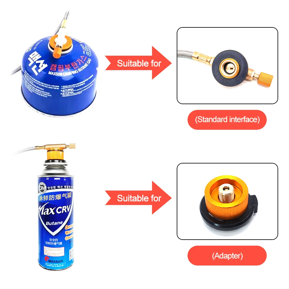PACOONE Camping Gas Stove Outdoor Windproof Tourist Burner Portable Folding Ultralight Tourism Cooker Equipment Hiking Picnic