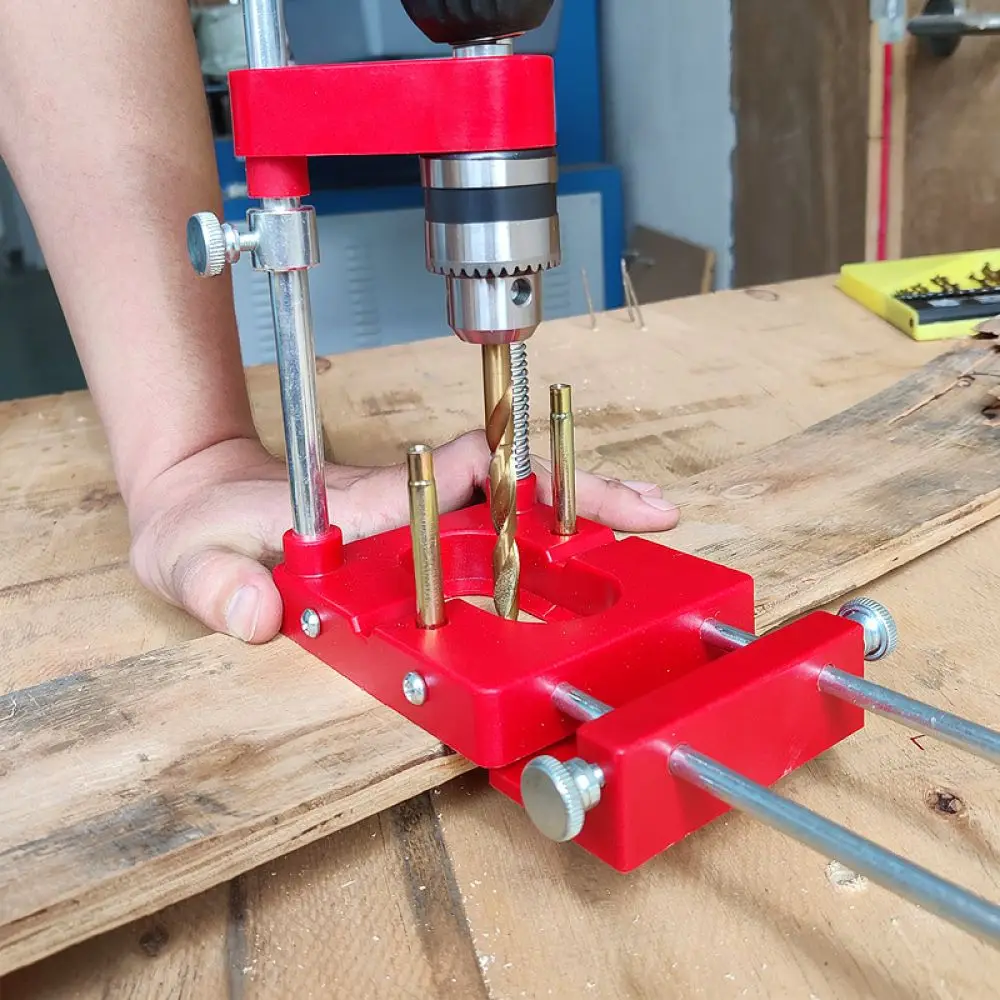 Woodworking Drill Locator Precise Hole Drilling Guide Jig For DZT Portable Carpentry Accessory Multi Purpose Hand Tool