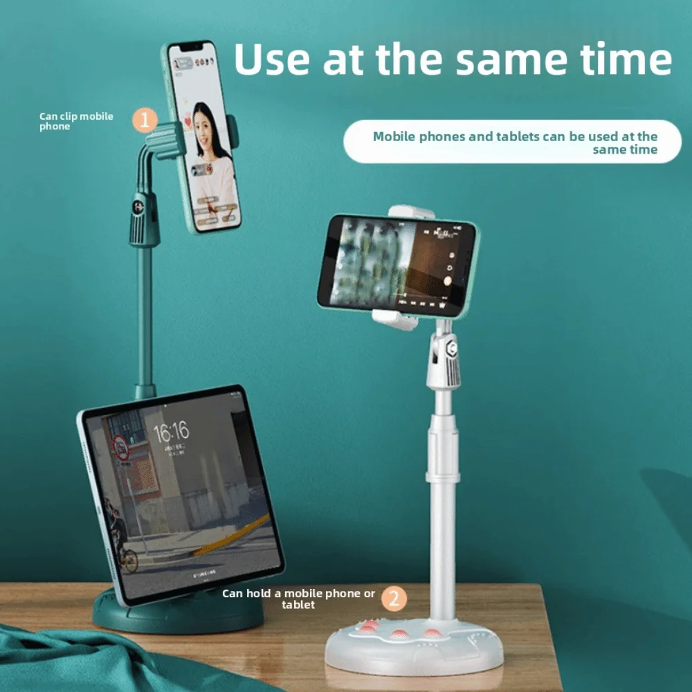 

Cat Paw Style Telescopic Phone Stand Stable Base Adjustable Height Desktop Phone Holder Universal Portable Mobile Phone Bracket