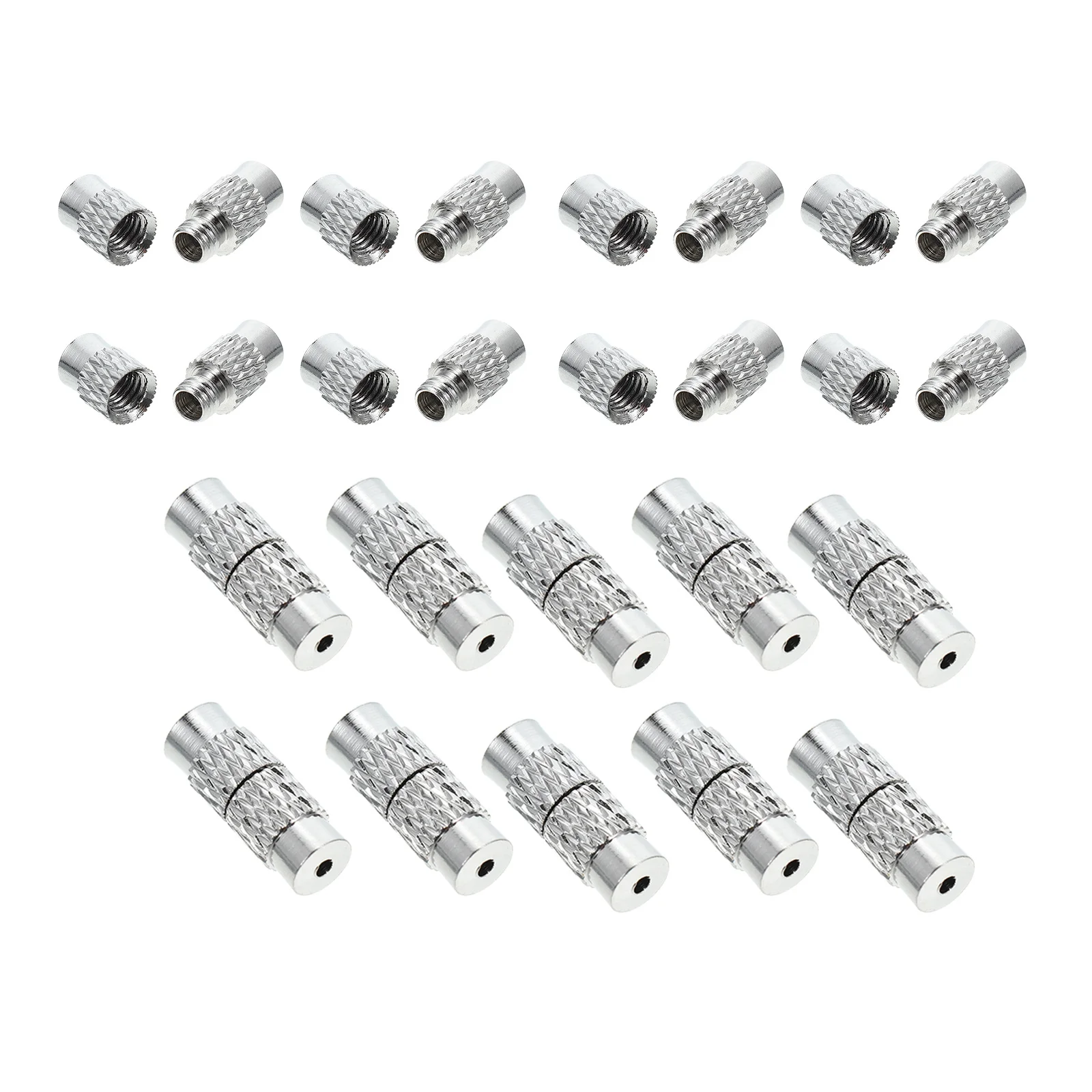 

30pcs Brass Screw Buckles For Jewelry Making Necklace End Caps Diy Bracelet Connectors Craft Accessories Decoration Supplies