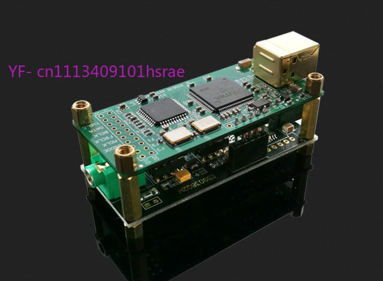 Amanero interface + ES9038 Q2M audio decoder board hifi fever USB sound card DAC kit supports DSD