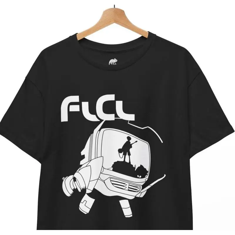 Fooly Cooly FLCL T-Shirt, Music Band Rock N' Roll Punk Unisex Tee