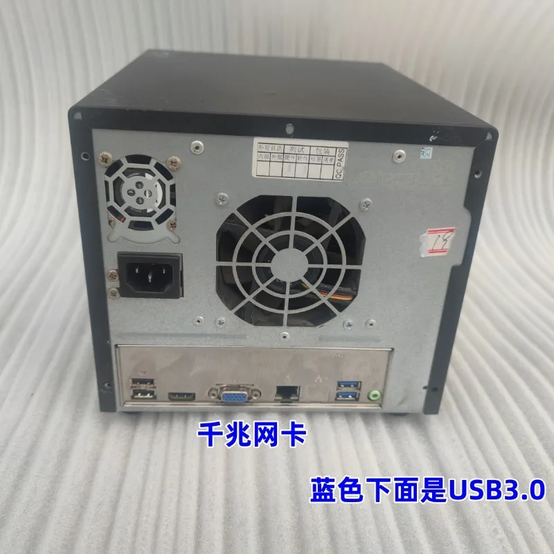 Chassis 4-bit NAS microcomputer host J1900 network storage enterprise cloud disk, second-hand products