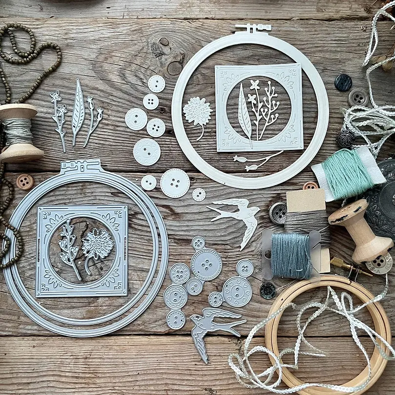 

Новая серия металлических вырубных ножей Mmao Crafts для скрапбукинга, тиснения на бумаге/фотокарточках