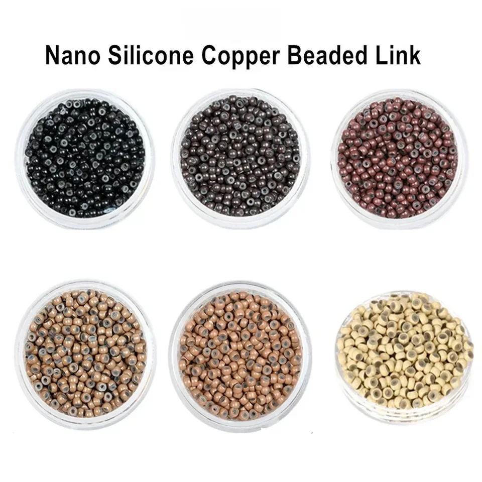 

the smallest nano silicone ring nano silicone links micro silicone ring 500pcs/lot for nano hair extension 8 colours optional