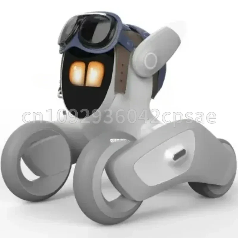 スマートロボット遠隔自動充電ペット犬ロボット、ChatGPTとアクセサリー充電スタンドゲーム小道具付き