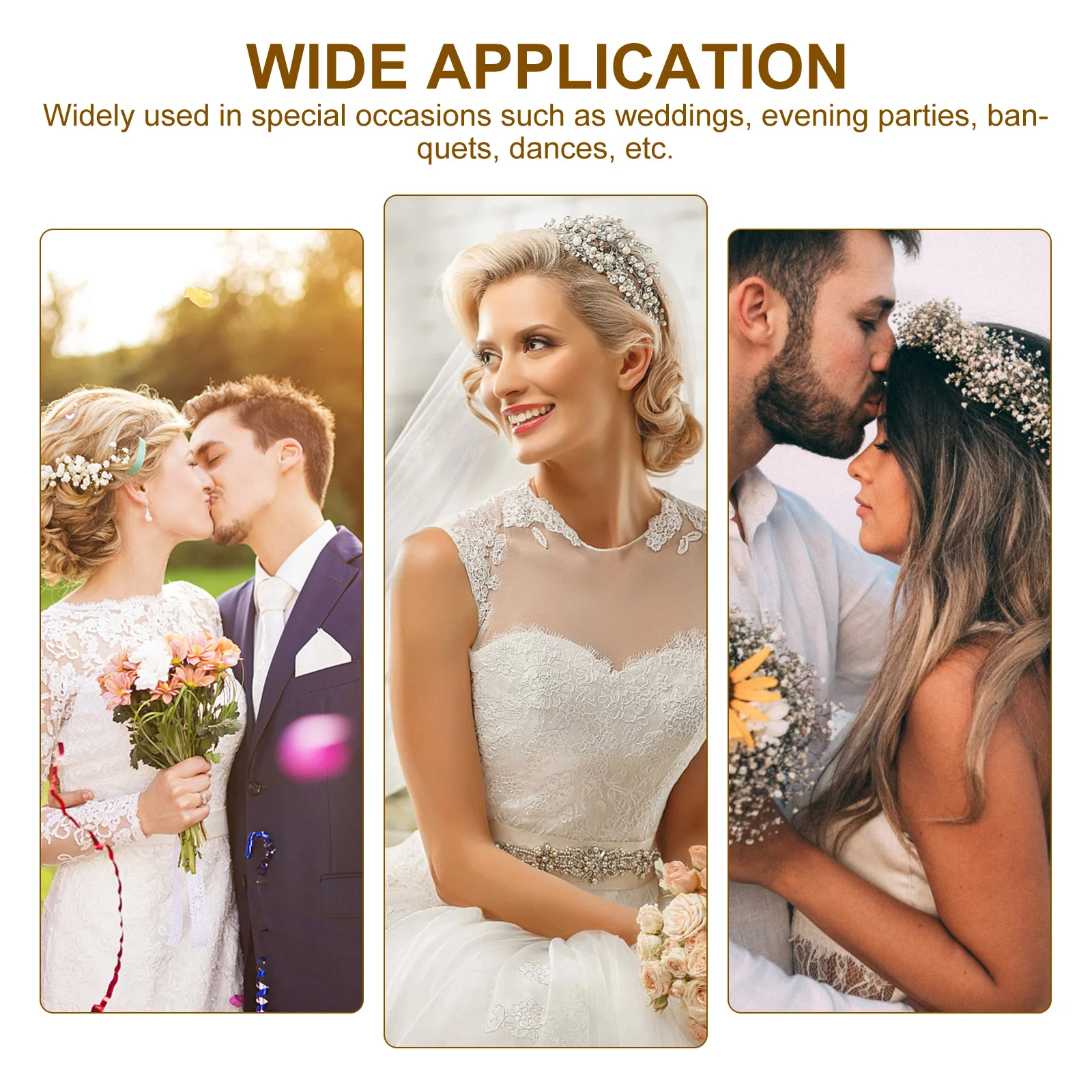 

Pearl Rhinestone Leaf Wedding Headpiece Delicate Bridal Hair Accessories Women Bride Headpiece Birthday Prom Party