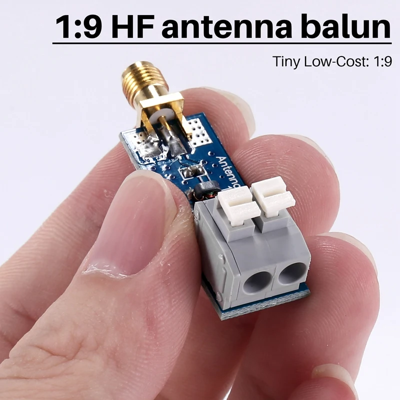 Antena 1:9 HF Balun One Nine: Tiny, banda de frecuencia 1:9, cable largo HF, RTL-SDR, 160M-6M, nuevo