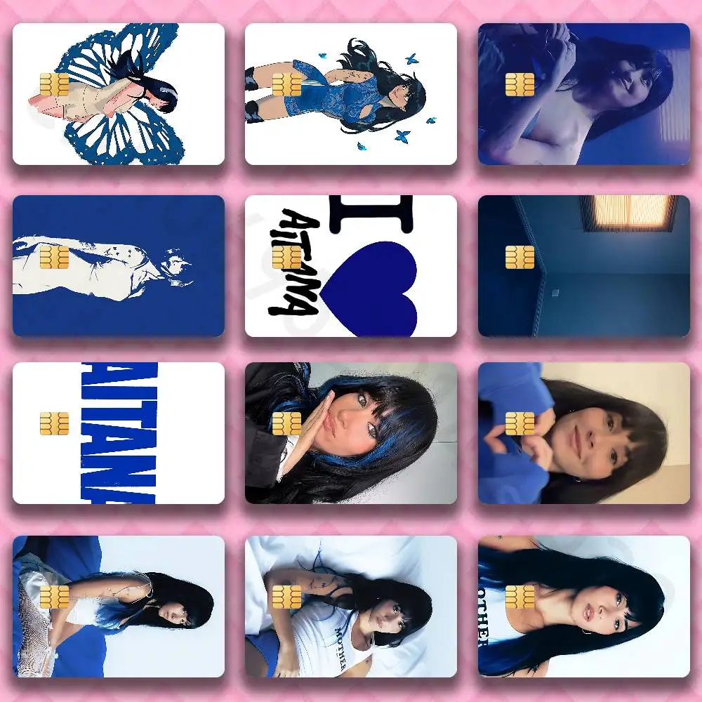 

A-Aitana Cuarto azul Credit Card HD Stickers Game Card Decal Card Matte Film Skin Small Chip Waterproof Sticker
