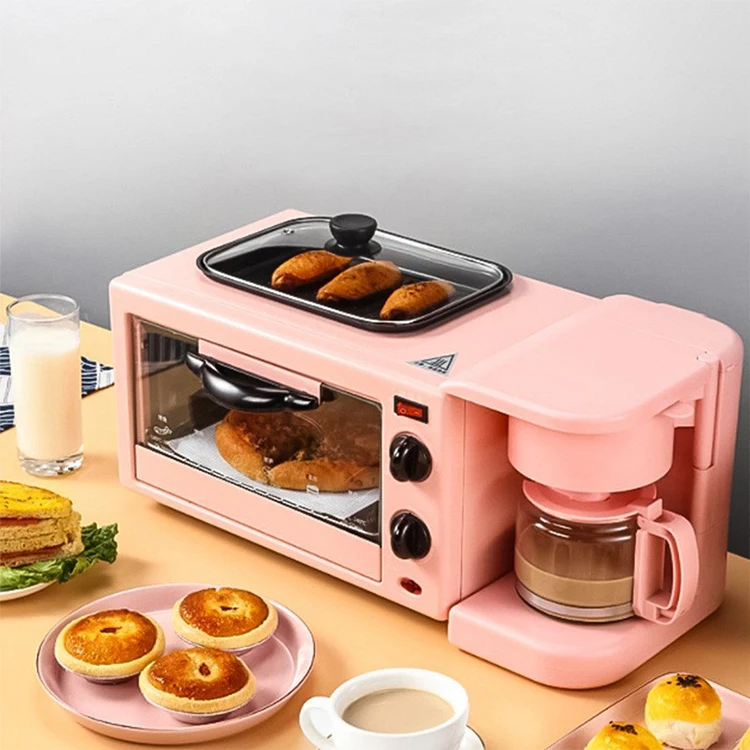 Hot Sale Small Kitchen Appliances Sandwich Coffee 3 in 1 Breakfast  Machine