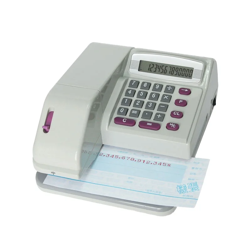 16 Currencies Set Symbol codes:CAD/CFA/CA/CHF/ CTS/CHA/USD/EUR/INR/LBP/QAR Cheque Printer