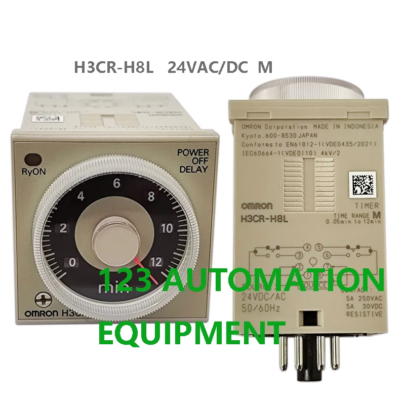 Authentic New Omron H3CR-A H3CR-F8 H3CR-A8 H3CR-A8E H3CR-H8L Time Relay 12-48VDC/100-240VAC/24-48VDC/24VDC/220VAC Timer