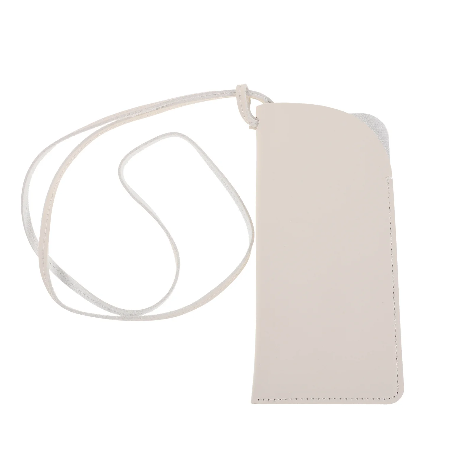 

Soft PU Glasses Case Hanging Neck Strap Portable Sunglasses Organizer Eyeglass Storage Box Travel Lightweight Eyewear Holder