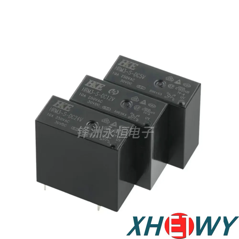 HRM3-S-DC12V HRM3-S-DC5V HRM3-S-DC24V Relay HRM3-S-DC5V/12V/24V-A set of normally open 4-pin 10A 250VAC HRM3-S 5V 12V 24V