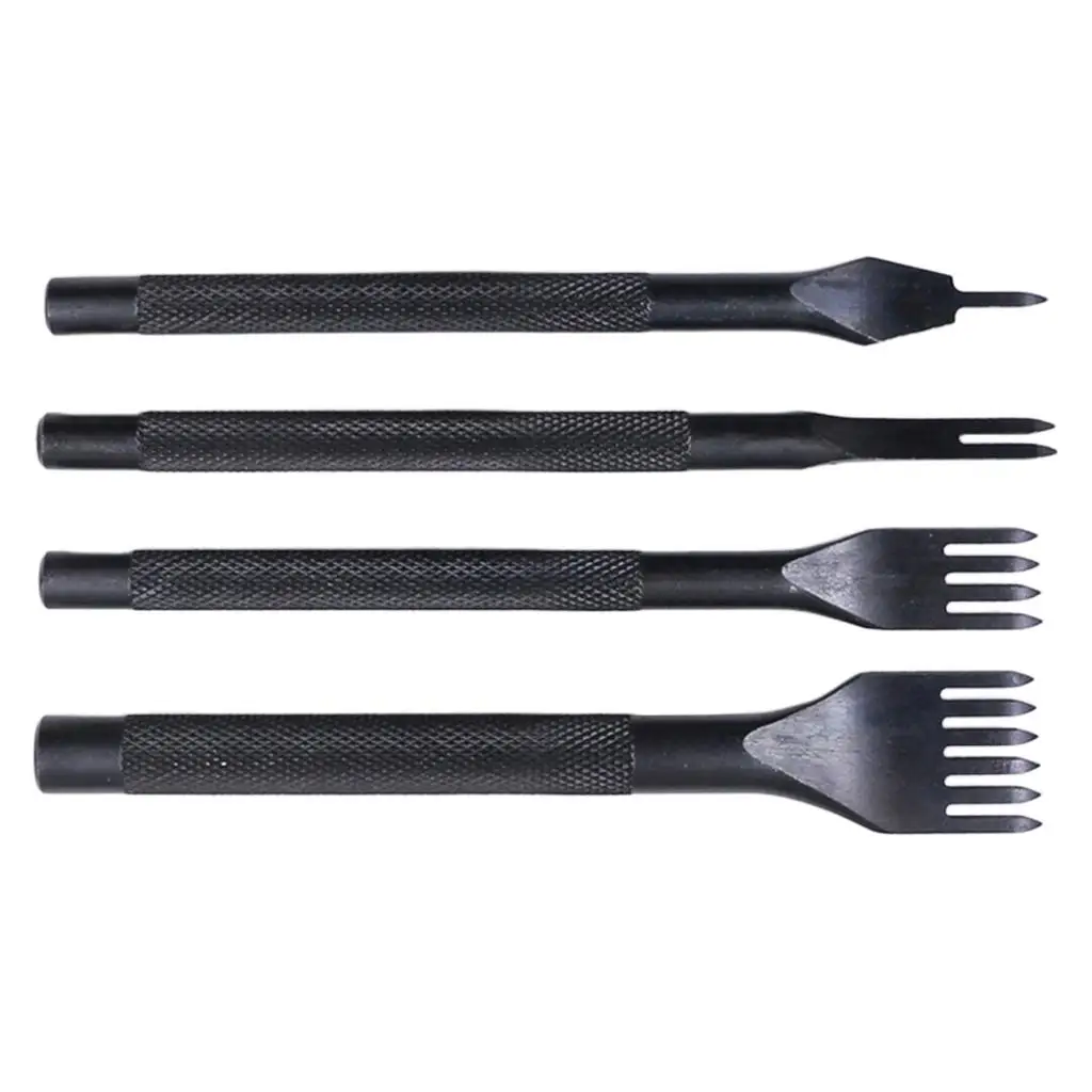 4pcs 3mm Leather Punching Punching Tools Punching Tool 1 + 2
