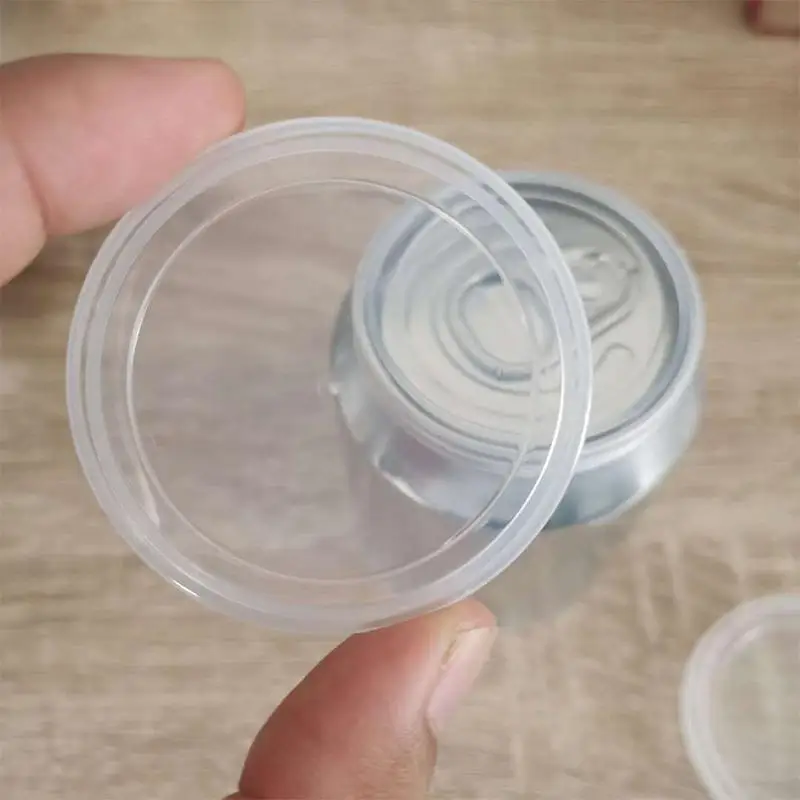 10Pcs Various Sizes PE Tight Seal Lids Reusable Leak Proof Replacement Lids For Canned Goods Or Pet Dog Cat Food Universal view 4