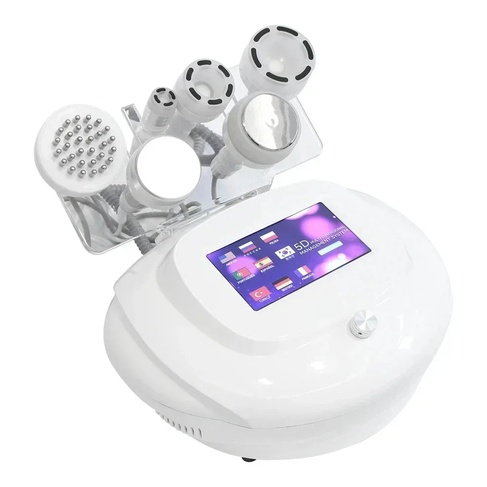 Mais Recente Máquina de Cavitação Ultrassônica 6 em 1 120k 5D Anticelulite para Perda de Peso, Emagrecimento Corporal, Massagem e Reafirmação da Pele