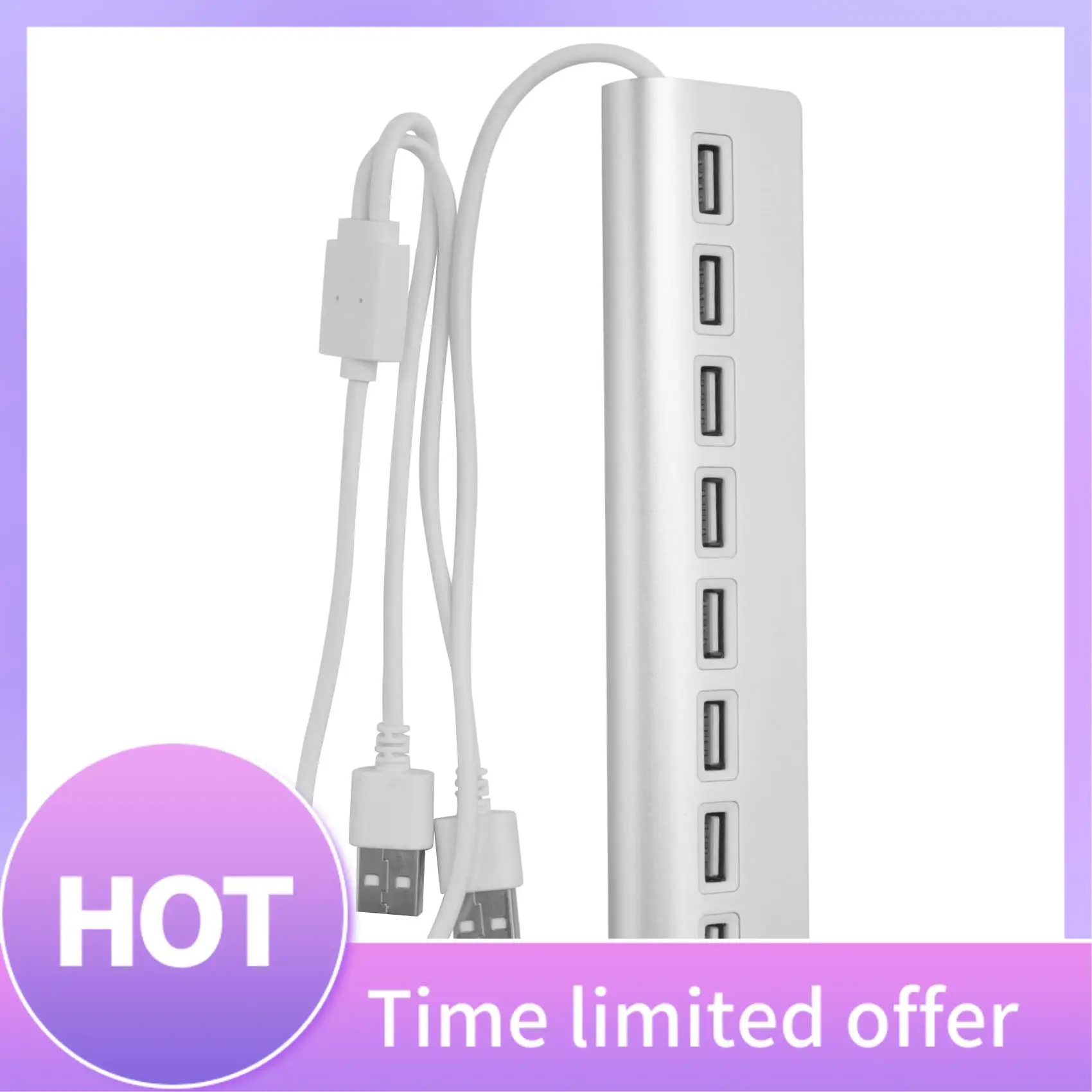 

ABFN-8-портовый концентратор USB2.0 с источником питания Многофункциональный разветвитель расширения поддерживает одновременное расширение нескольких портов