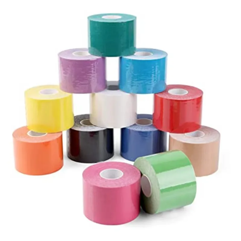 

Cotton Latex Kinesiology Tape Water Resistant Support For Long Lasting Muscle Therapy Hot Sale