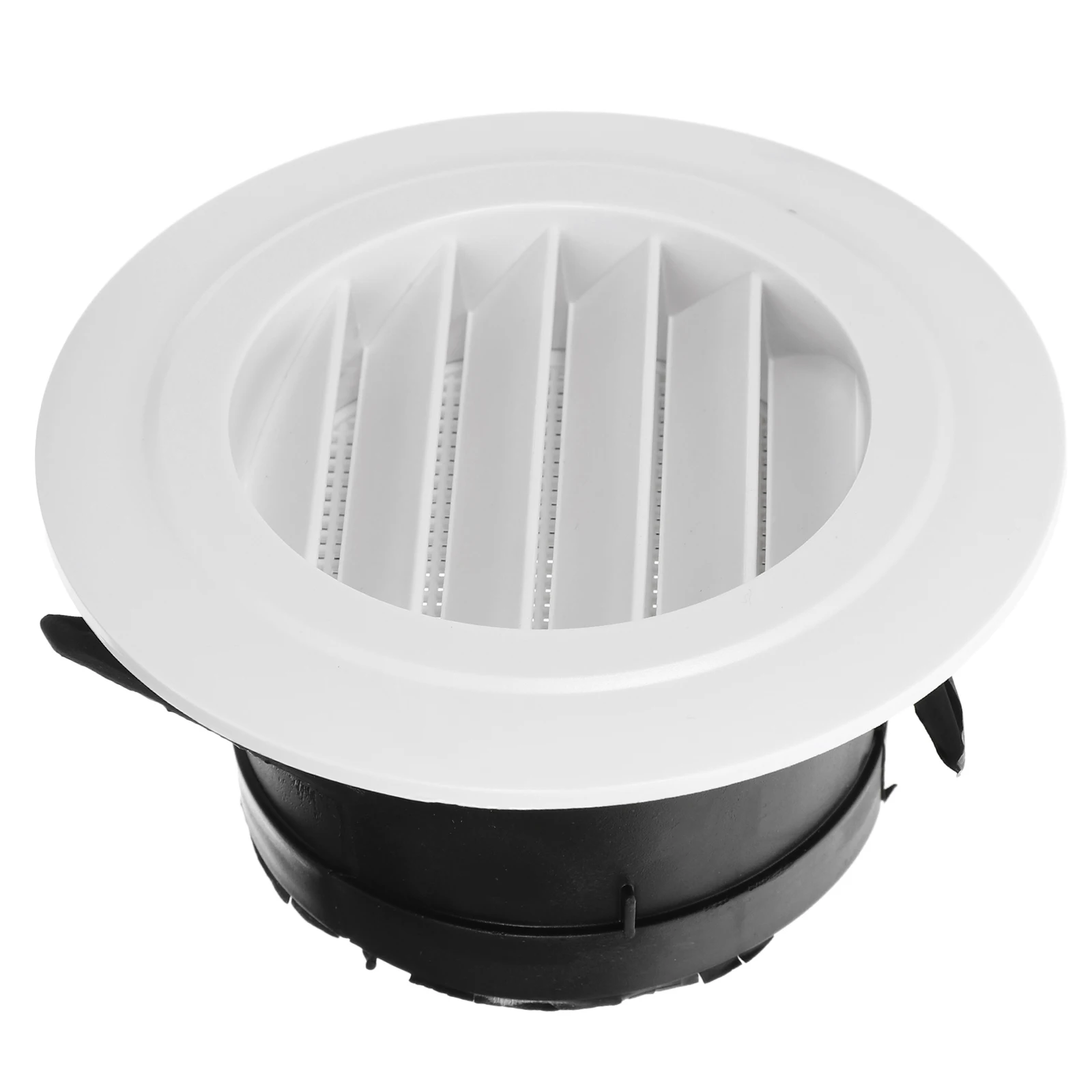 

Round Cover Fine Mesh Louvered Shutter Design Safe Material Soffit Vents Home Bathroom Kitchen Exhaust Non Damaged Easy