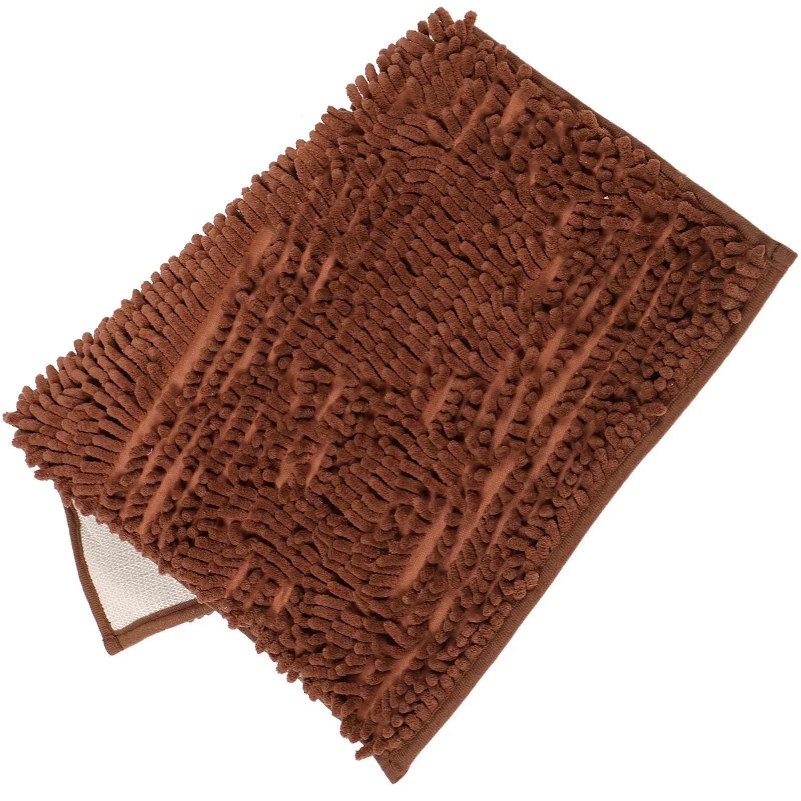 

Bathroom Floor Mat Absorbent Chenille Water-Resistant Non- Entryway Indoor Washable Ground Mat For Toilet Pet Area
