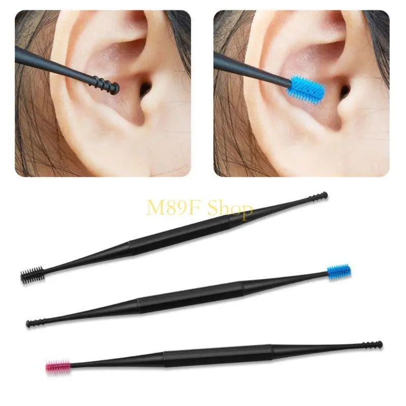 

M89f мягкий силиконовый 360 градусов Sipral Earpick Двойная ушная восковая речь Curett