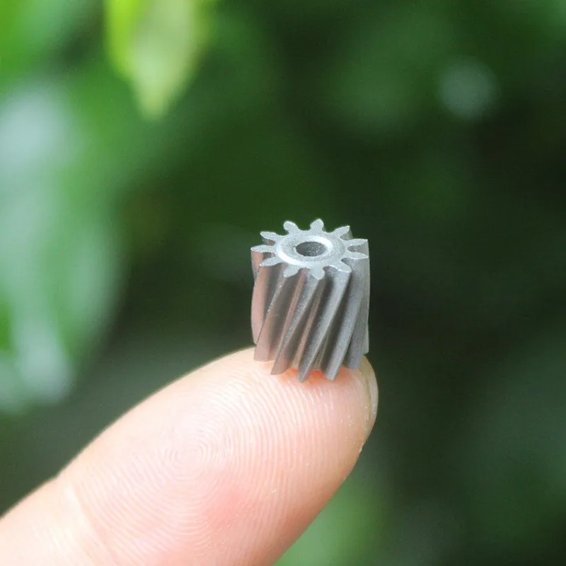 10PCS Metal gear 0.7 die 11-tooth helical gear 2.3mm inner hole