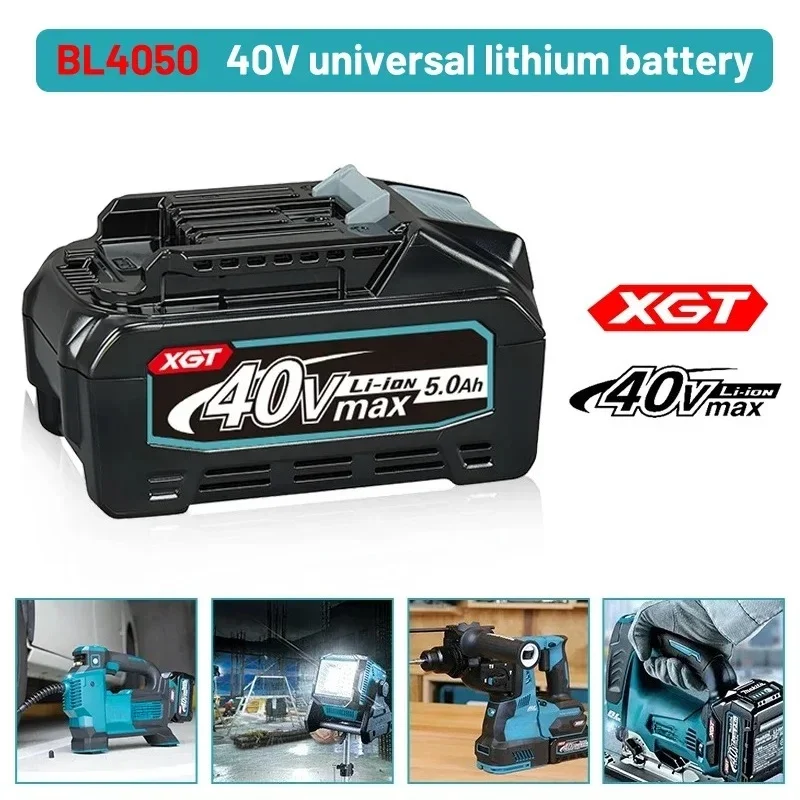 Genuine BL4040 40V Max XGT 5.0/4.0Ah Battery，21700 Cells，Compatible With 40V Drill Saw Wrench Grinder All Series