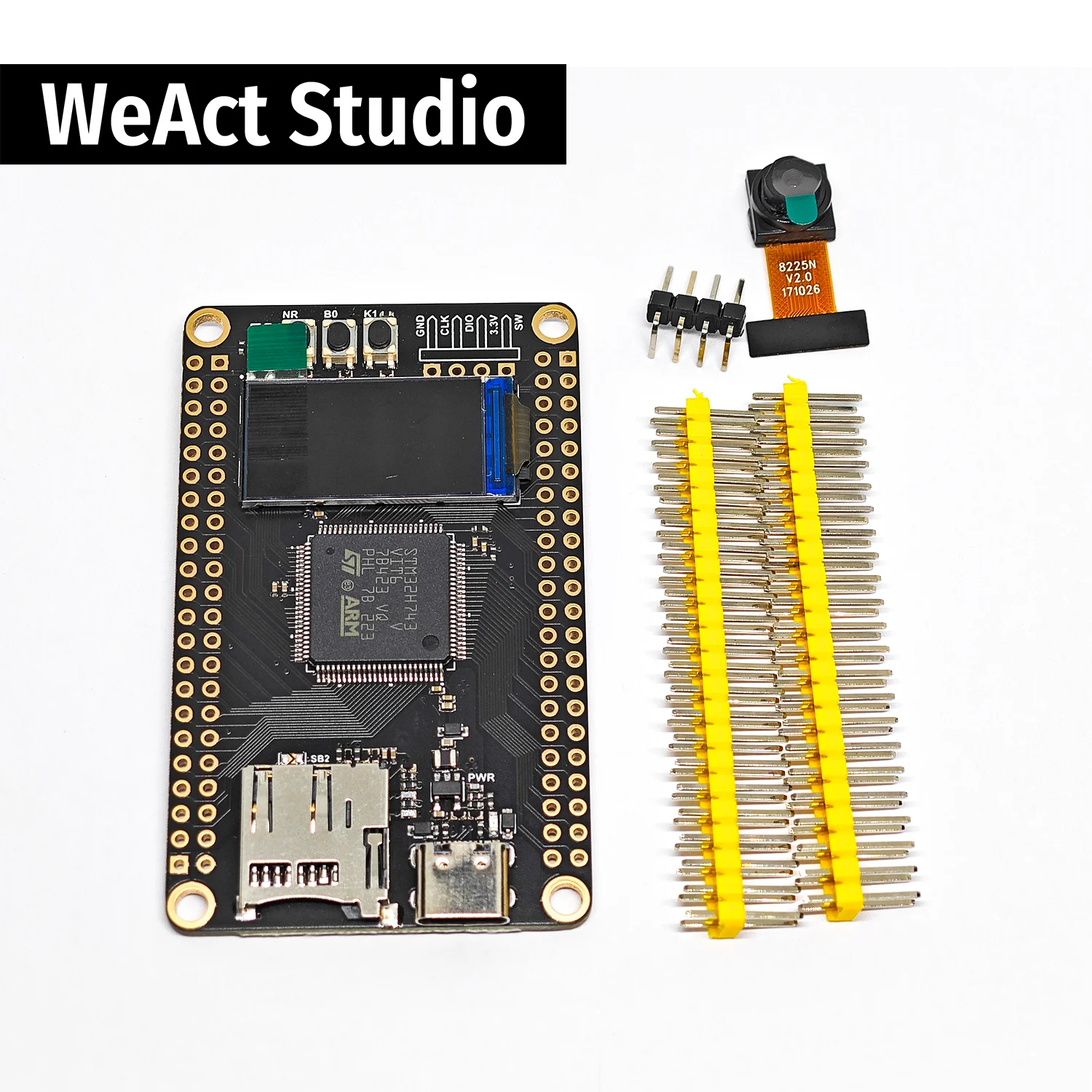 لوح تجريبي من Weact ، STM32H743 ، STM32H743VIT6 ، STM32H7 ، STM32