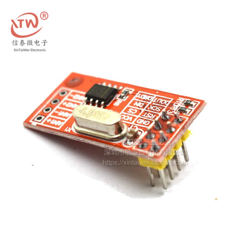 Ad7705 Dual 16-Bit ADC Data Acquisition Module Input Gain Programmable SPI Interface Tm7705