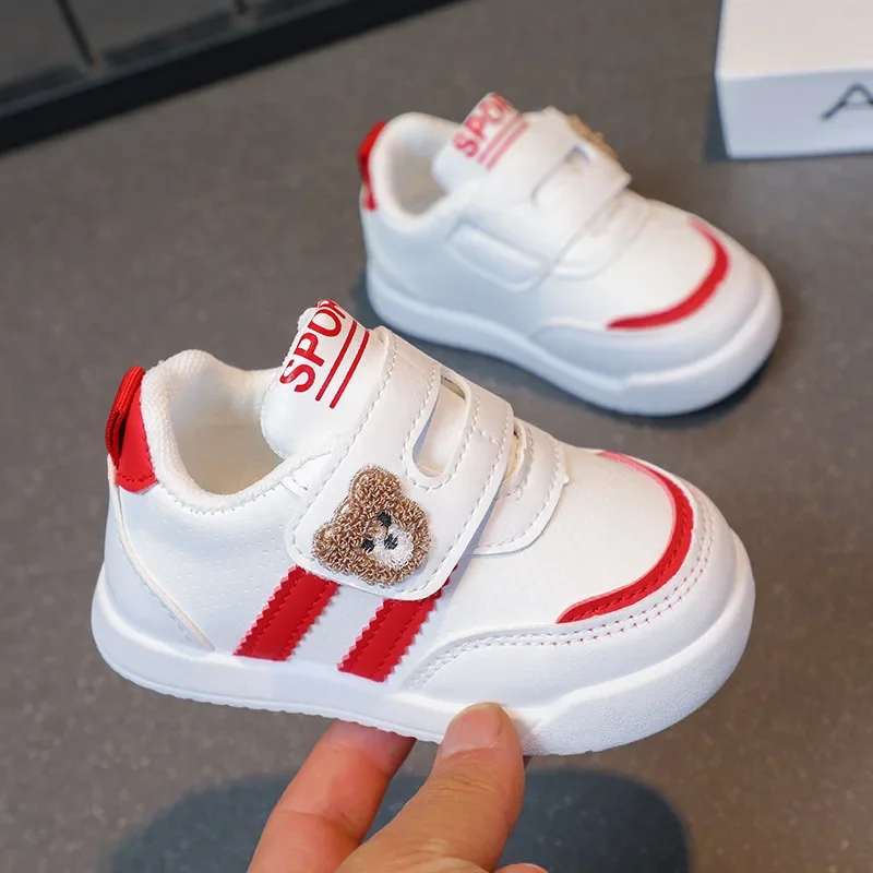 Children's Sneakers Boys Girls Soft Sole Non-slip Casual Student Running Shoes Baby Kids School Sports Shoes Warm Cotton Shoes