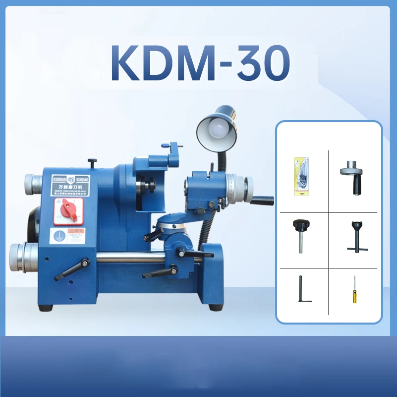 KDM-30 Universal Grinding Machine for Tungsten Steel Solid Carbide End Milling Cutter PCD Diamond Engraving Carving Tool