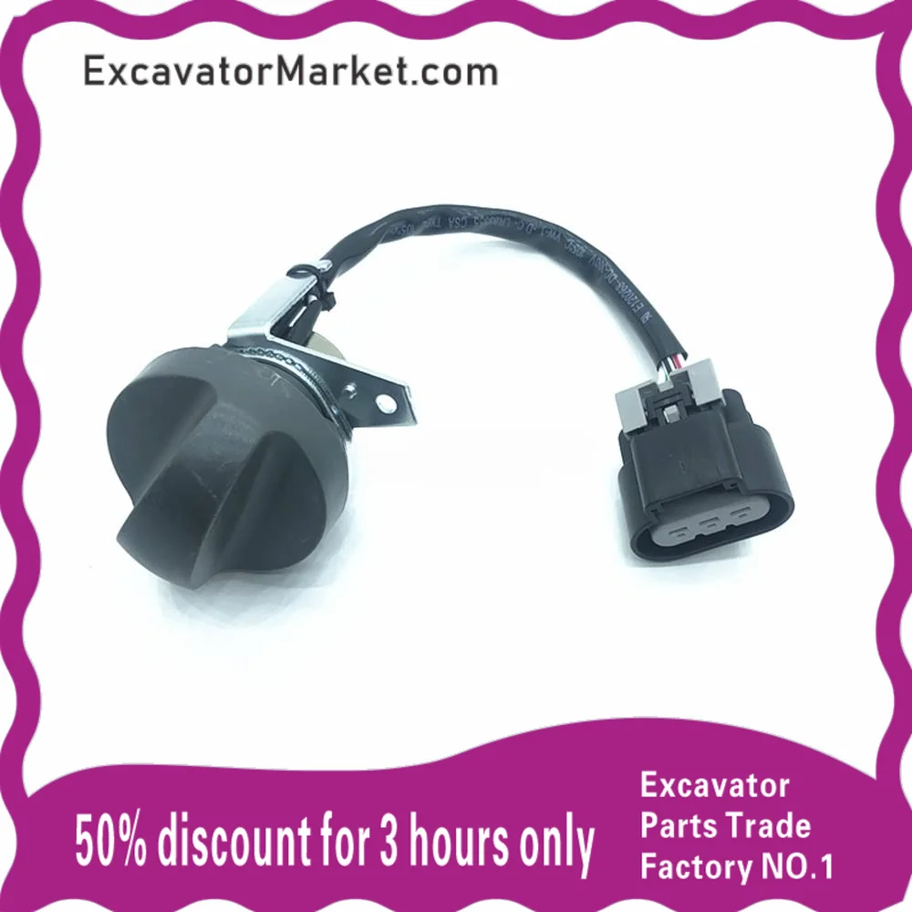 

Excavator Parts excavator accessories For XCMG XE80 135 150 210 370 Throttle switch Throttle knob