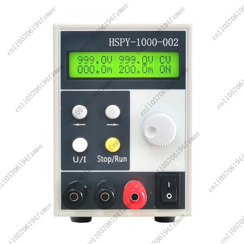 1000V0.1A0.2A Programmable High Voltage Adjustable DC Regulated Power Supply HSPY-1000-001