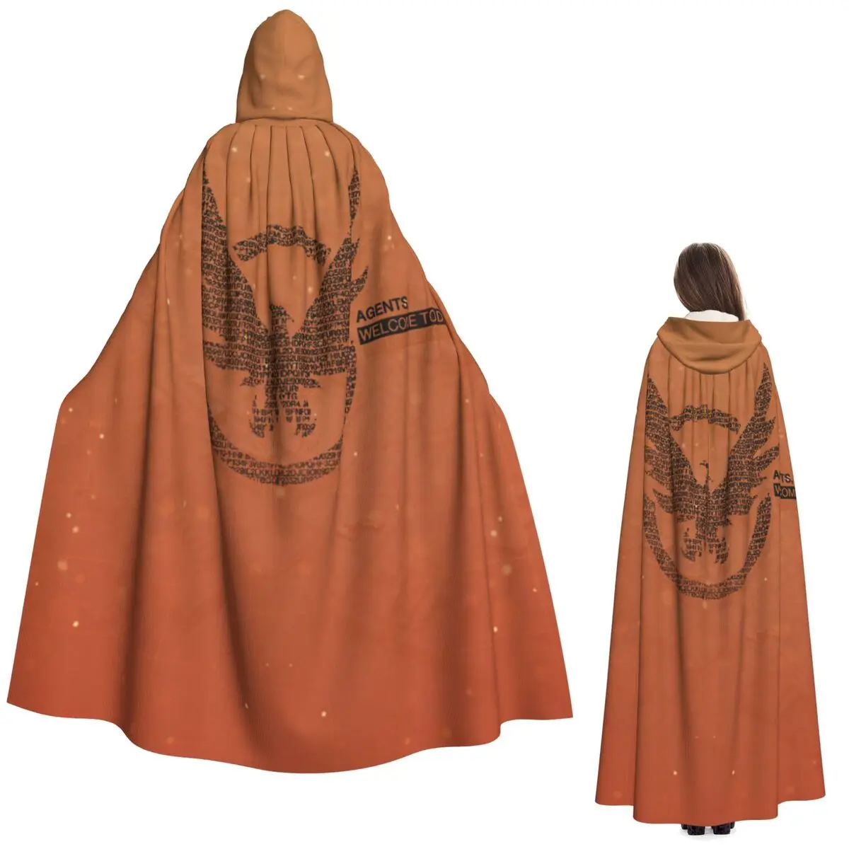 

The Division 2 Shd Strategic Homeland Division Long Hooded Cloak Witch Medieval Costume Cosplay Cape HalloweenVampire