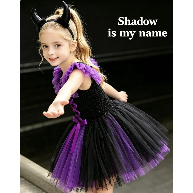 Tutu Dress Witch Princess Skirt Kids Fluffy Bubble Skirt Carnival Stage Festival Retro Casual Holiday Performance Fashion Wear