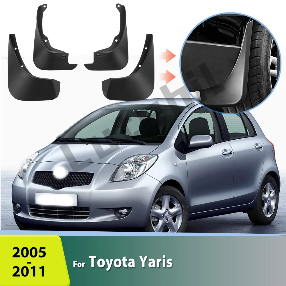 Für Toyota Yaris 2005 2006 2007 2008 2009 2010 2011 Kotflügel Schmutzfänger Spritzschutz Schmutzschutzbleche Autozubehör