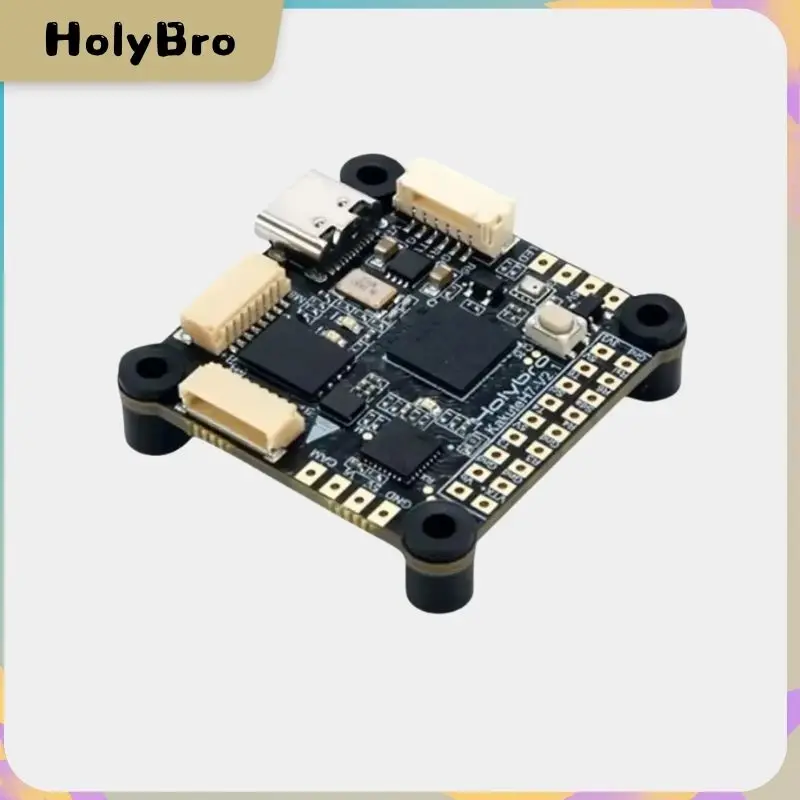 

Holybro Kakute H7 V1.3 FC: H743 MCU, MPU6000 IMU, Dual BEC + Barometer/OSD/BT, 2-8S for FPV