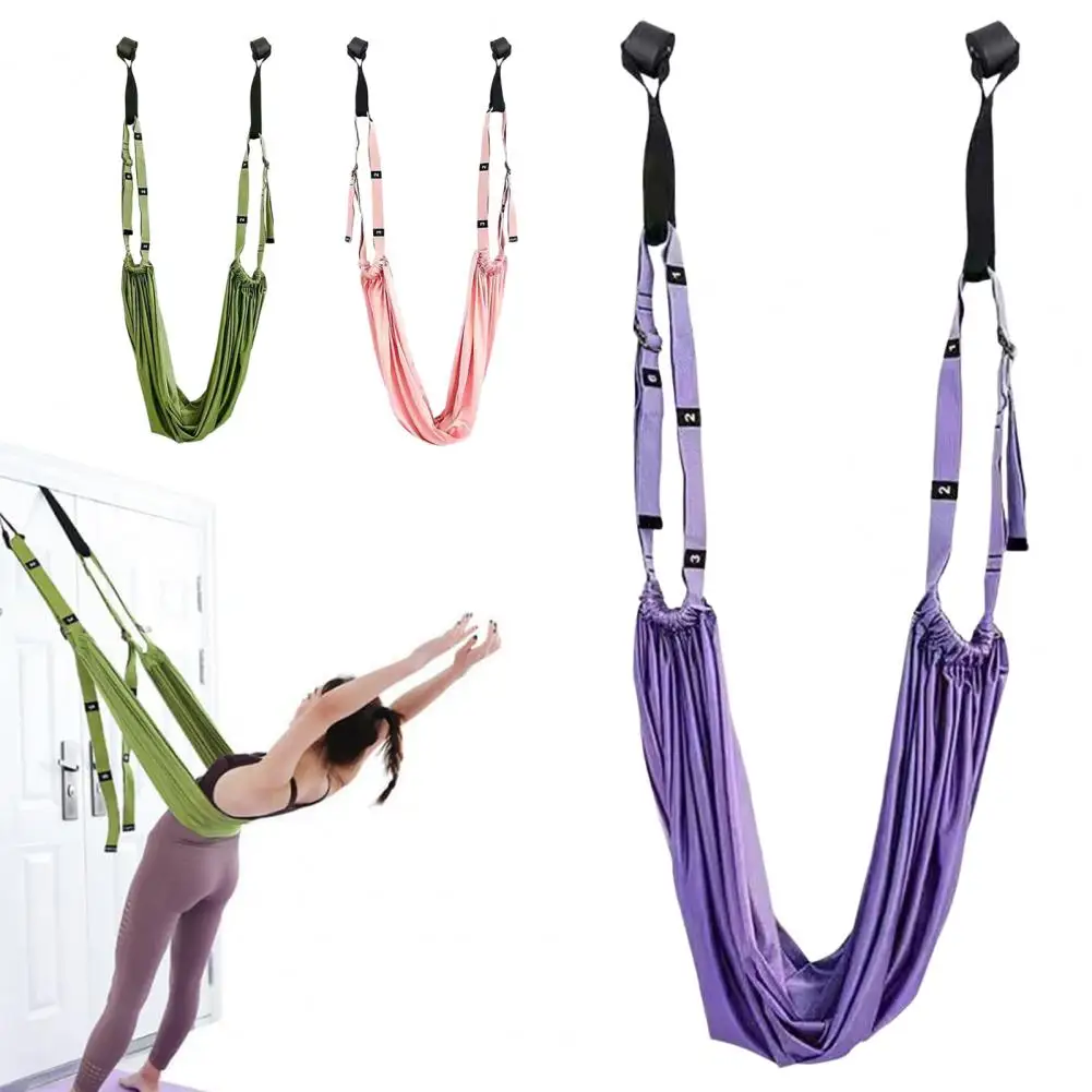 Aerial Yoga Rope Back Bend Assist Trainer Band Waist Leg Stretcher Strap Home Gym Yoga Pilates Ballet Strap Workout Equipment