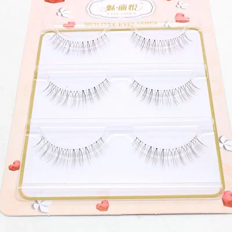 903 Ultra-fine False Eyelashes 0.03 Material Plain Nude Eye Lashes Hand Sharpened Natural Air Eyelashes Extended Makeup Tools