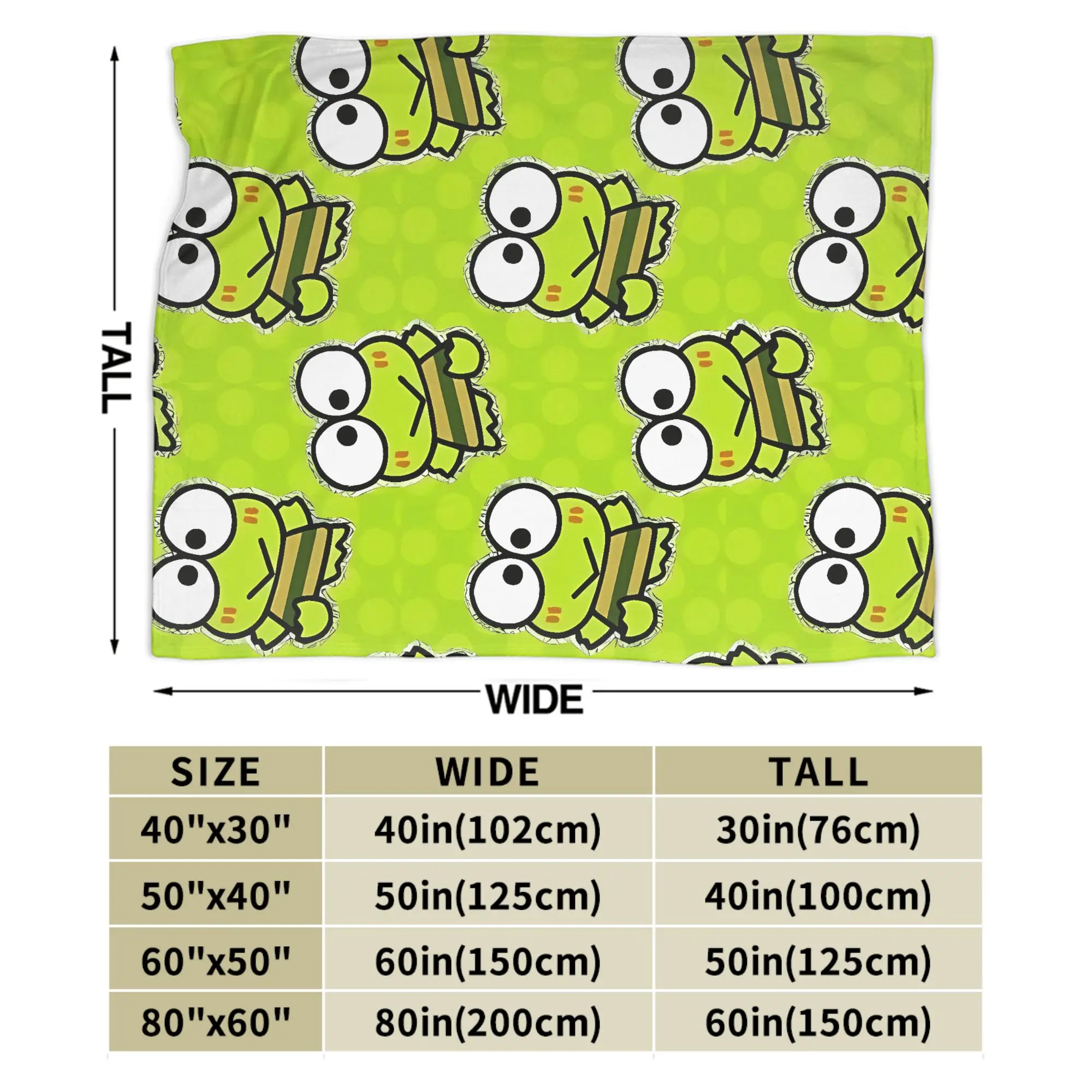 

Keroppis Plush Blanket Students Cute Frog Flannel Throw Blanket For Bedroom Warm Design Quality Bedspread Birthday Present