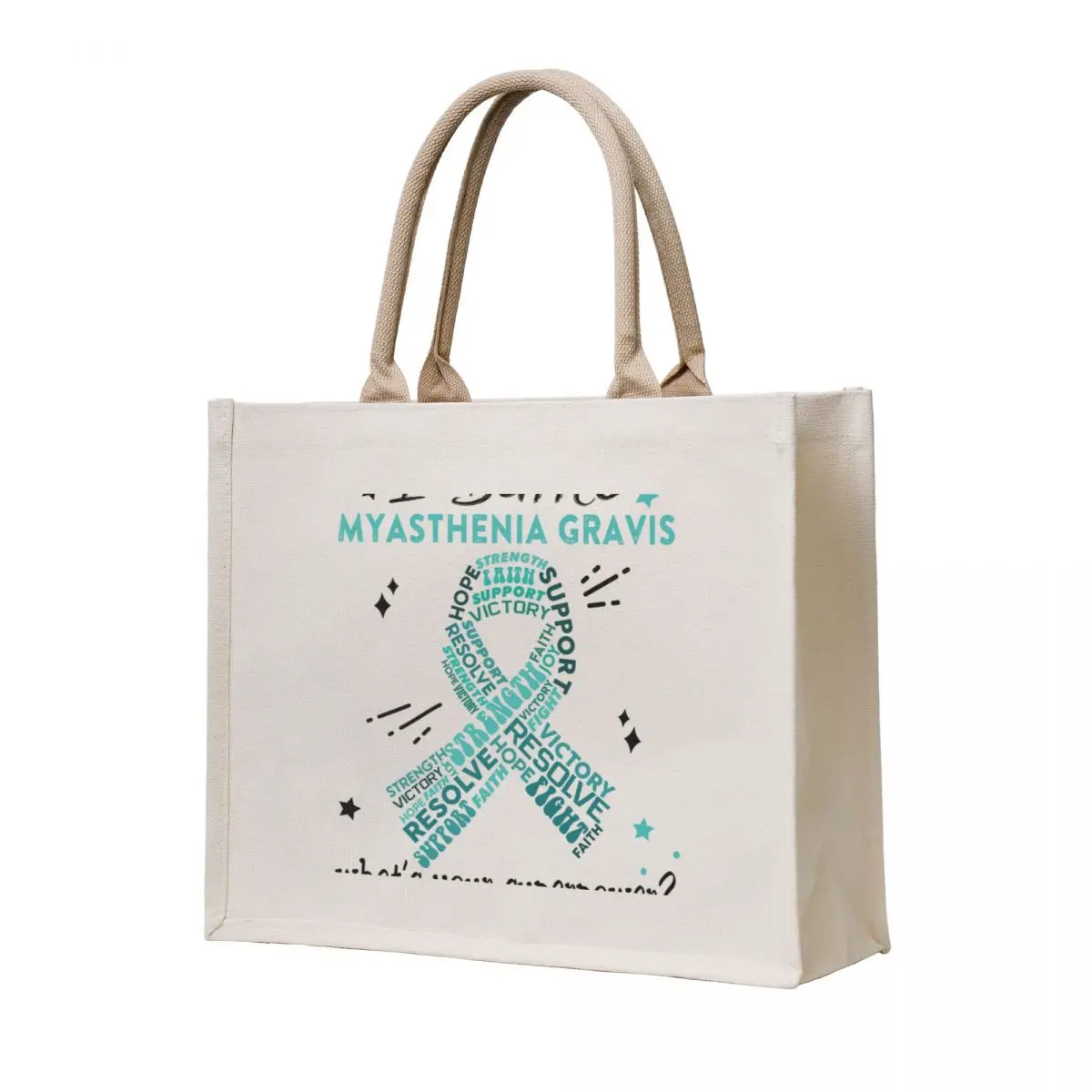 

Myasthenia Gravis Warrior, I Battle Myasthenia Gravis What's Your Superpower Tote Bag female bag hand bag Handbags women