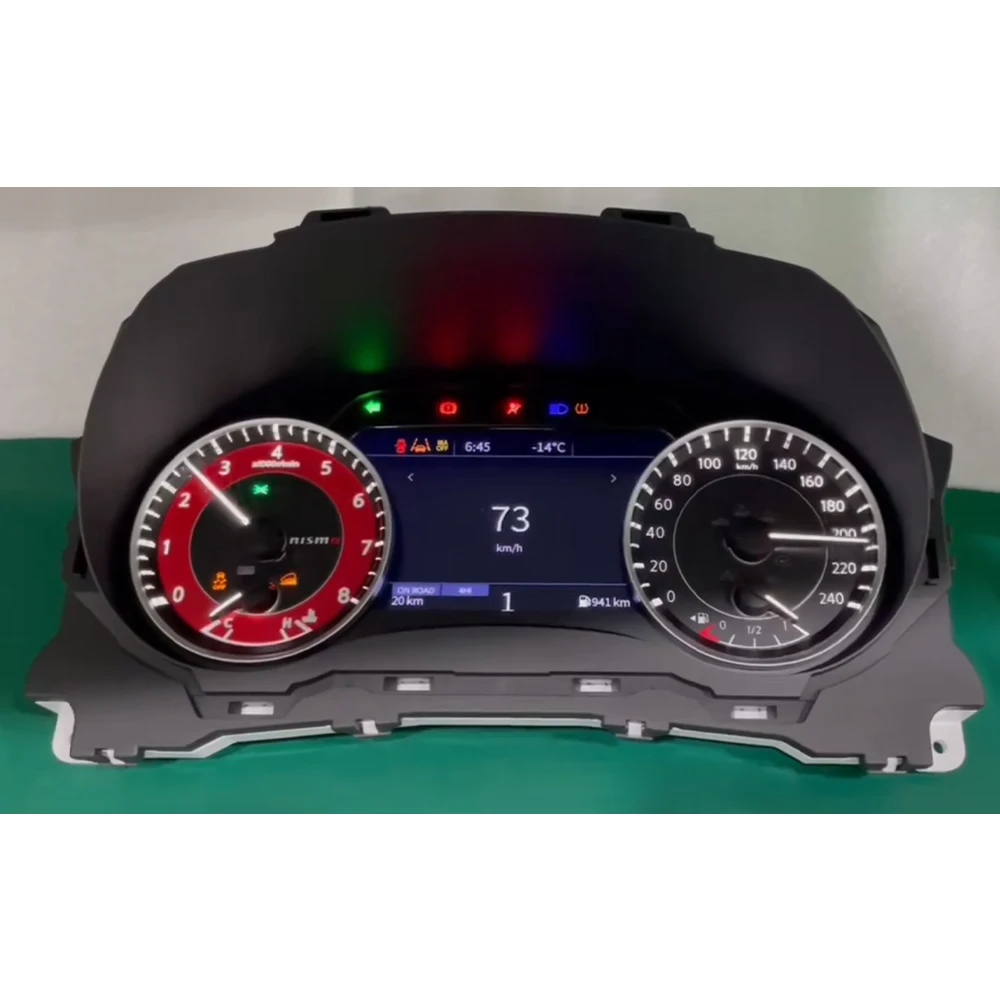 LCD Digital Cluster Dashboard Virtual Cockpit for Patrol LCD Instrument Panel Car Speed Meter Linux System