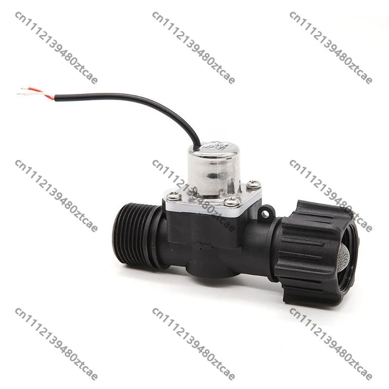 G3/4 Inch Dual Thread Bistable Solenoid Valve, DC 4.5-6.5V Electric Pulse Control Water Valve for Urinal & Faucet