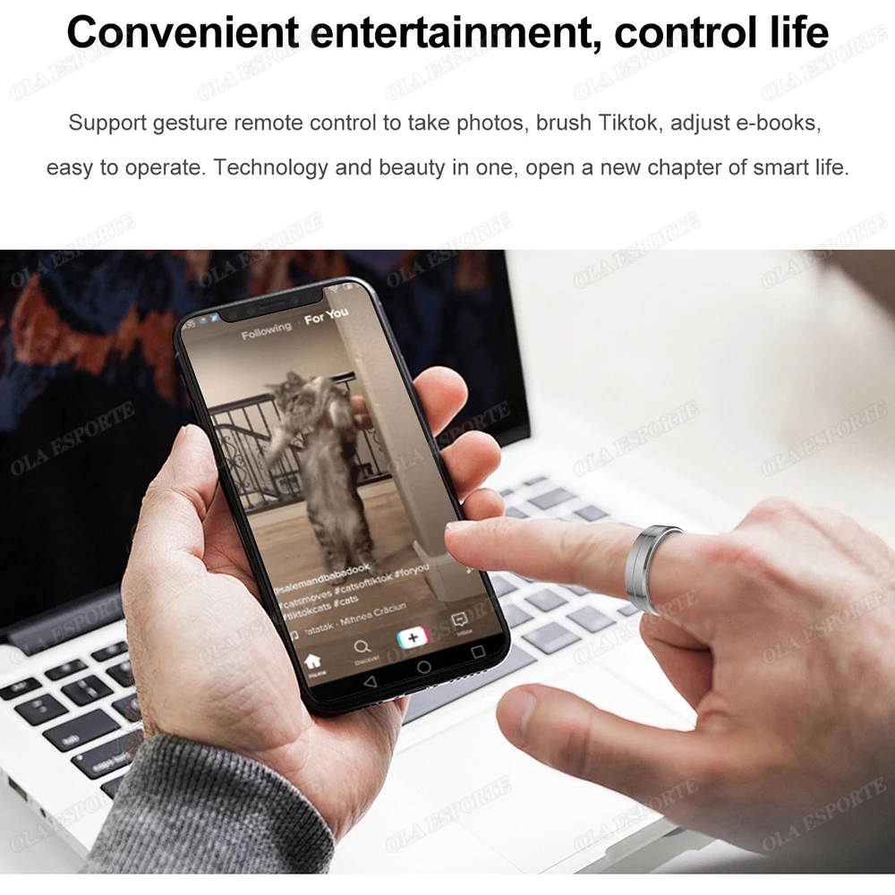 แหวนสมาร์ทบางเฉียบ ปี 2025 กันน้ำ 5ATM ตรวจสอบสุขภาพ วัดอัตราการเต้นของหัวใจและออกซิเจน โหมดกีฬา แฟชั่น แหวนสมาร์ทสำหรับผู้ชายและผู้หญิง