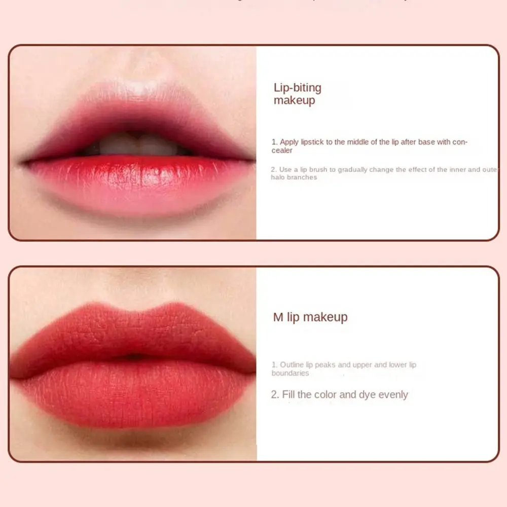 lip liner ผู้หญิงความงามแต่งหน้าเครื่องมืออายแชโดว์ Applicator แปรงลิปสติกแปรงลิปกลอสแปรงเครื่องสําอาง Retractable Lip Brush