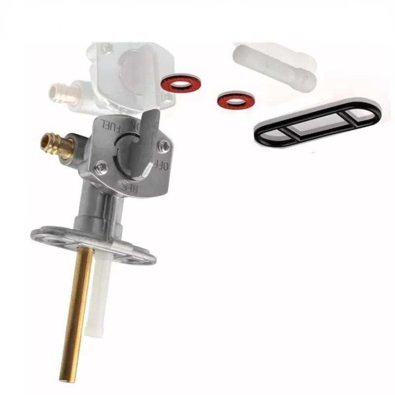For Kawasaki KDX200 KDX220 KDX250 Fuel Cock Tank Gas Faucet Petrol Tap 1989-2006 Fuel Valve Petcock Switch Assembly KDX 200