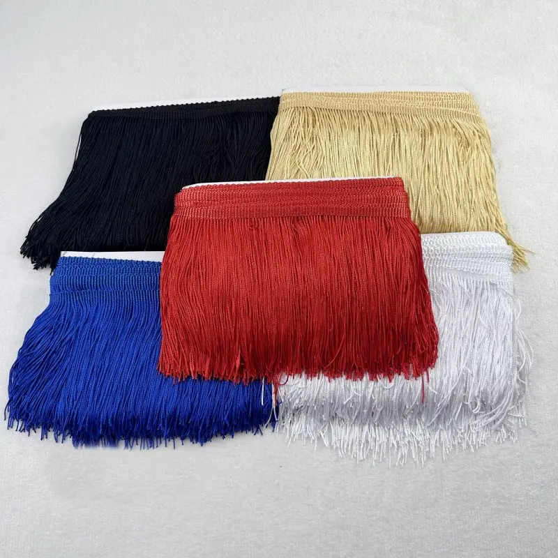 10 Yards/Roll 15cm Tassel Fringe Trim  Lace Ribbon Tassels For Curtains Dresses Fringes For Accessories Crafts Sewing Trimmings